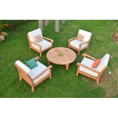 Napa 4 - Person Patio Conversation Set with Cushions