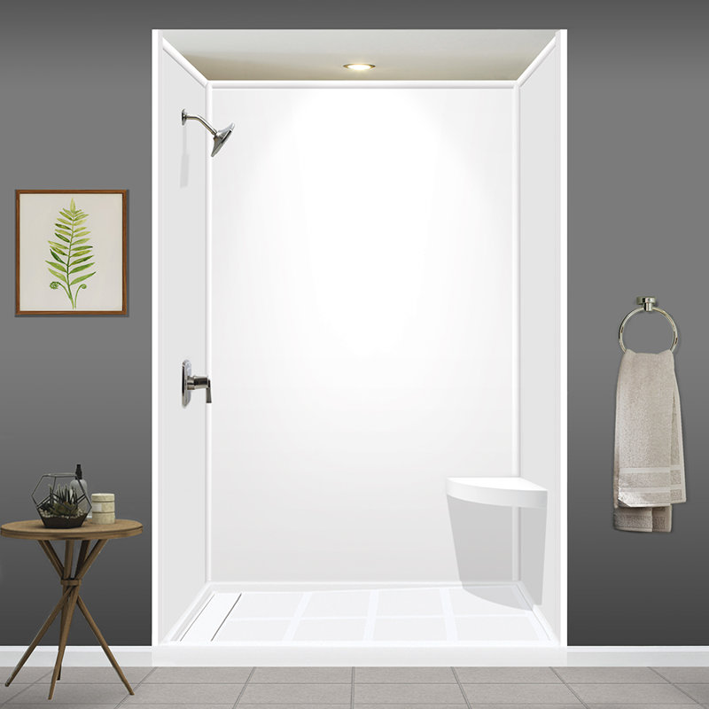 Banc de douche 14,5 ", Blanc