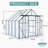 Double Door Polycarbonate Greenhouse Raised Base And Anchor Aluminum Heavy Duty Walk-In Greenhouses For Outdoor Backyard In All Season-110646463-110646465