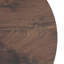 Table basse circulaire moderne en grain de bois de noyer, table d'appoint de style Mid-Century moderne en bois aggloméré de 23,6 pouces | Idée de cadeau