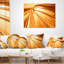 Fractal 3D Brown Stripes - coussin imprimé abstrait-31098612-31098616