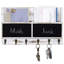 Taniylah 2 Slot Wall Mail Organizer w/ Key Hooks