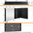 40x30 Inches Rectangular Beveled Frameless Mirror Cabinet, Wall Mounted Cabinet For Bathroom Toilet Kitchen,Recess Or Surface Mount Installation-615684852-616025912