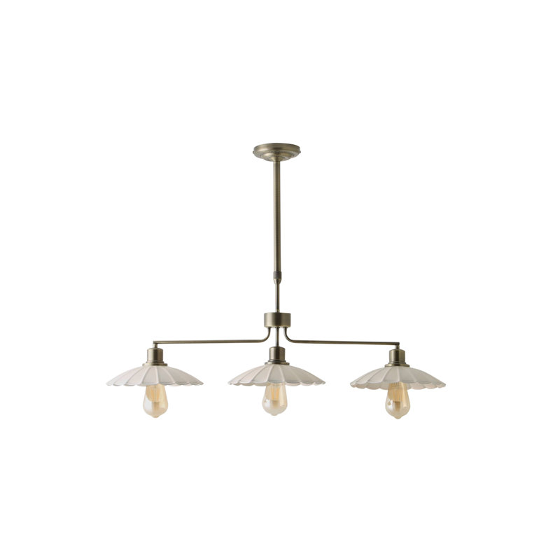 Alasia 3 - Light Satin Pendant, No