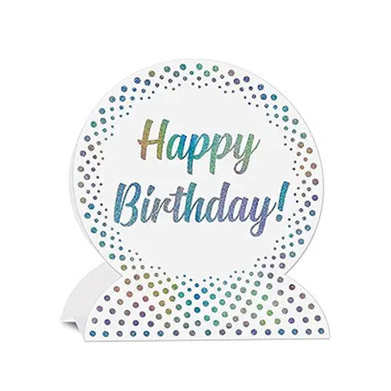Centre de table 3D Happy Birthday