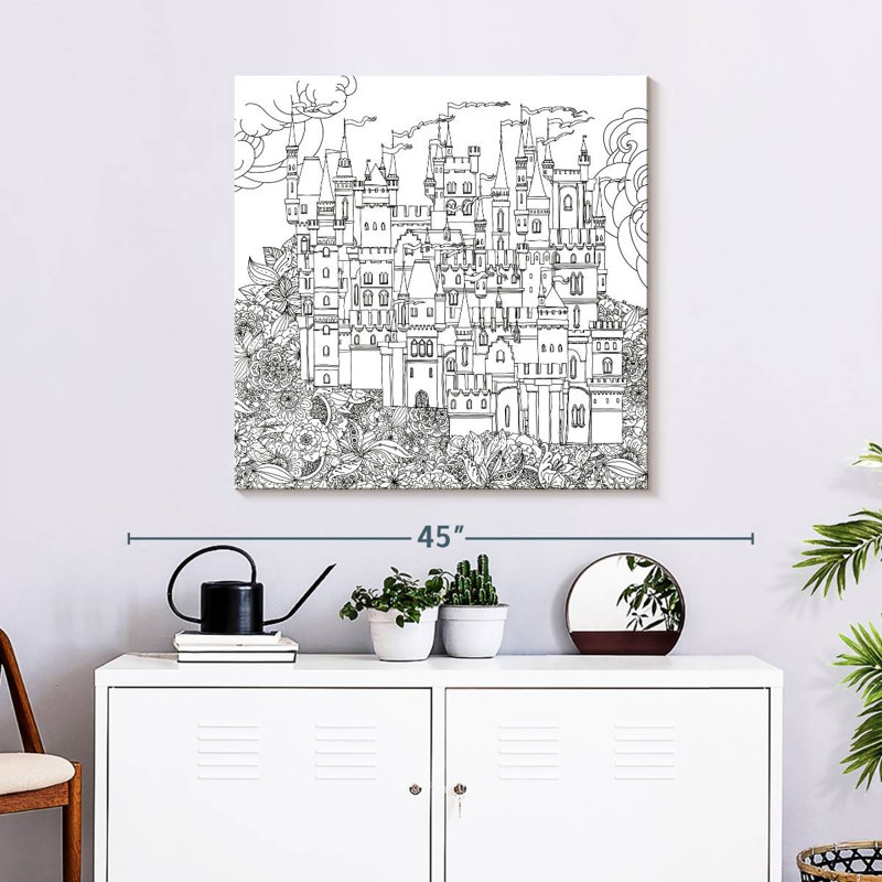 Château floral Ashelle, H 30 po x l 30 po