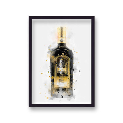 Gin Graphic Splash Nolets Inspired by Vouvart - Single Picture Frame Print