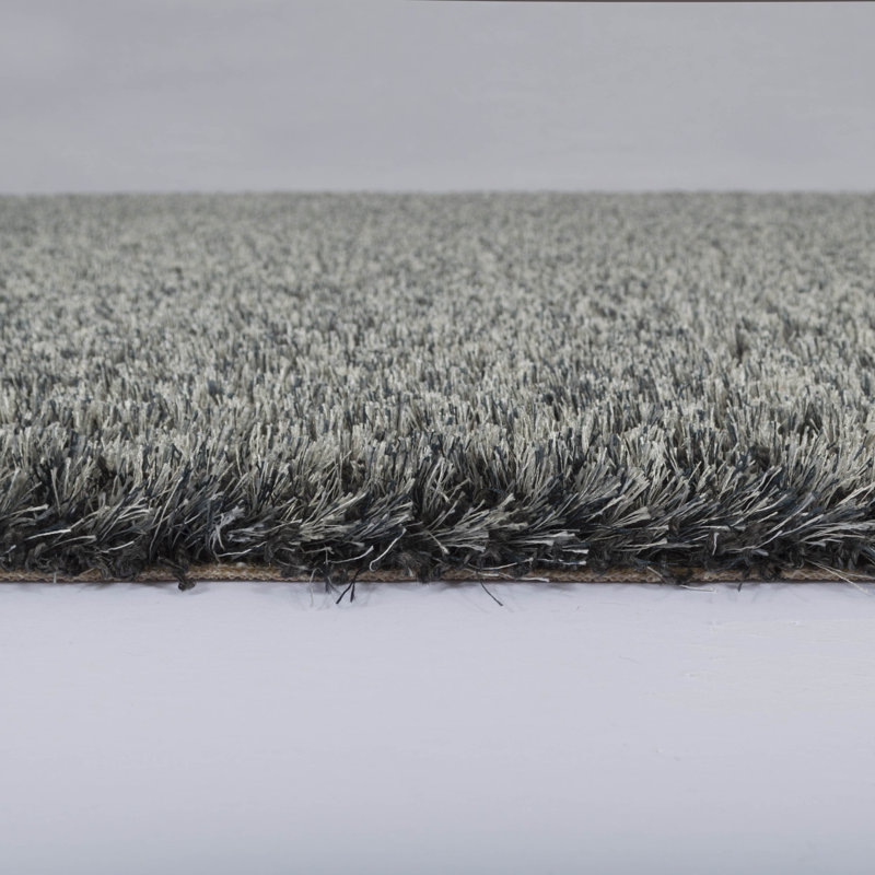 Tapis gris à tissage plat Pellston, 9 pi 3 po x 12 pi