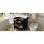 Meuble-lavabo moderne polyvalent en bois massif avec lavabo pour salle de bain élégante