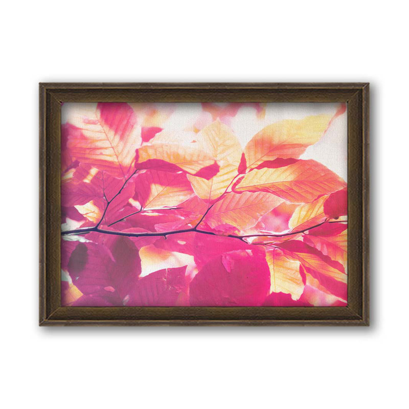 Autumn Muse par Hal Halli. Impression sur papier - Montée et encadrée avec de l'acrylique transparent, H 34 po x l 44 po