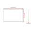 Miroir de salle de bain 48 po x 32 po rectangulaire moderne surdimensionné avec cadre en noyer-537305846-537305850