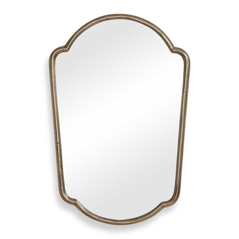  Naomi Antique Brass Mirror