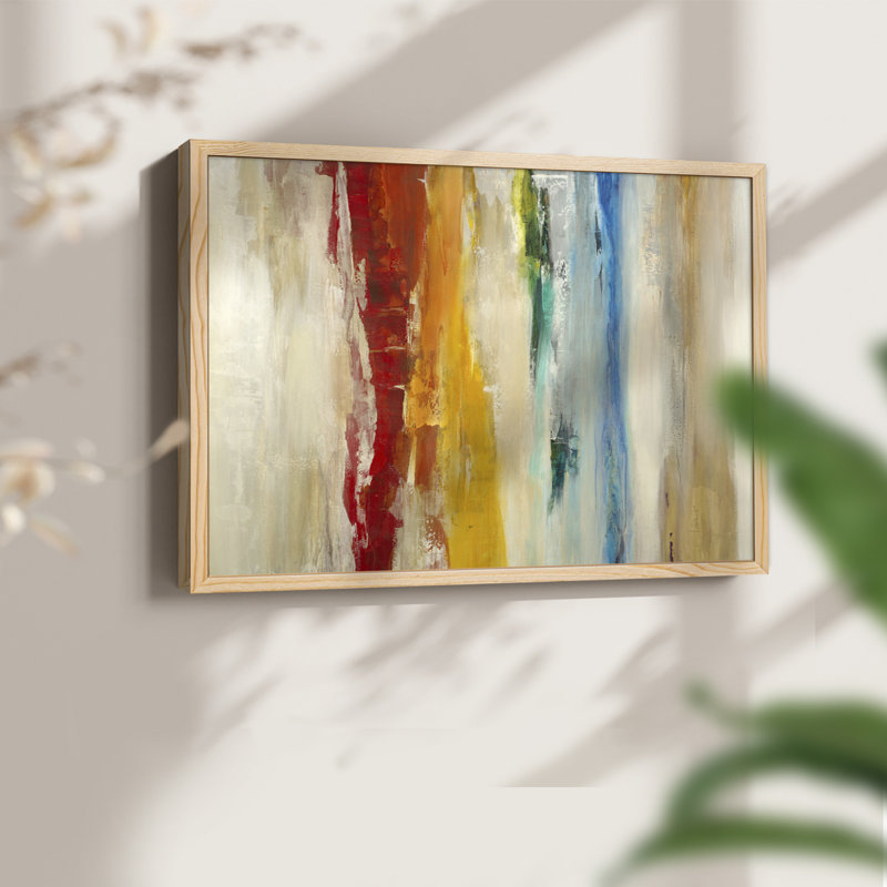 Hémisphères - Reproduction encadrée - Restickable, Naturel, H 16 po x l 20 po