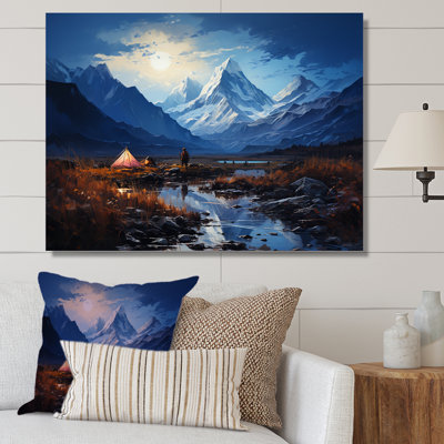 Mountain Camping Solitude 1 - Camping Travel Wall Art