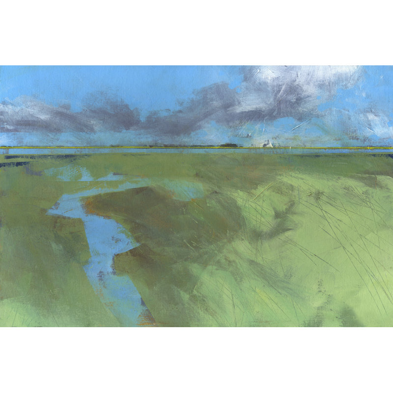 Back Water High Tide by Paul Bailey - Painting Print, Wrapped Canvas, 81cm H x 122cm W