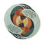 Hand Tufted Wool Area Rug in Teal/Orange/White/Yellow-57906912