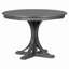 Ensemble de table de salle à manger 5 pièces avec pieds courbés et 4 chaises rembourrées pour la salle à manger-1067681561