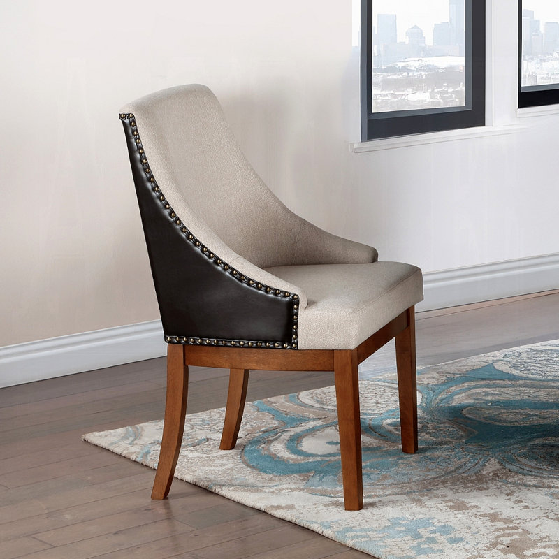 Ensemble de 2 chaises rembourrées Traditional Luxury