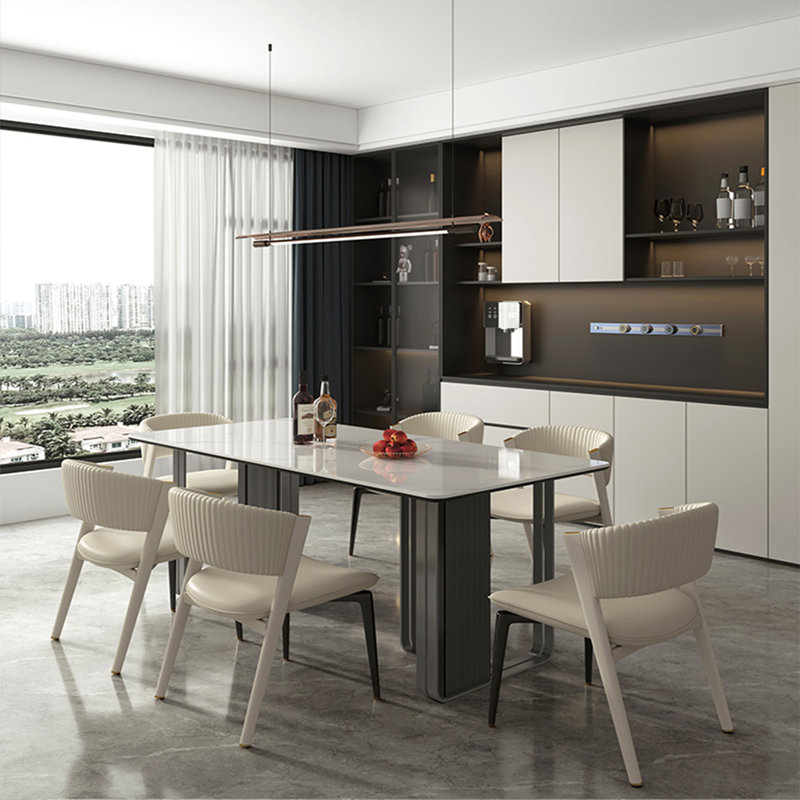 Ensemble repas pour 6 personnes, H 29,52 po x L 55,11 po x l 31,49 po
