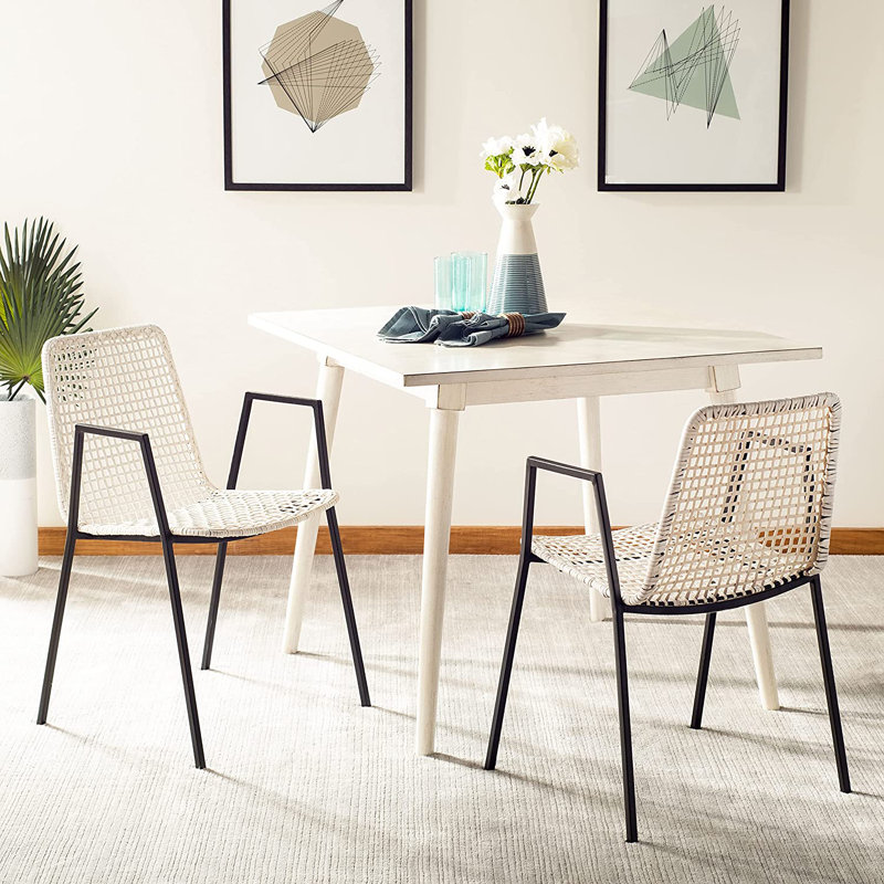 Fauteuil blanc Moline