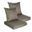 Water-Resistant Outdoor Seat Cushion Set with Back Cushion Removable Cover for Patio Sofa Couch, Fade Resistant-1054659654-1054659655