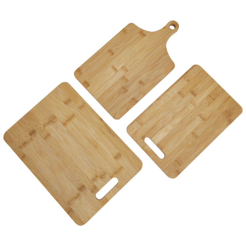 Rampati 3-Pieces Solid Wood Chopping Board Set
