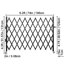 121.9cm H x 180.3cm W Metal Gate