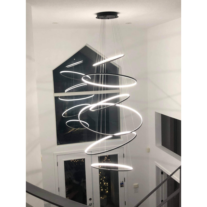 Lustre linéaire moderne à 6 lumières Diquon