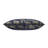 Cloud9 Design Modern Syros Navy Gold Foiled Velvet Pillow Marble Print Decorative Accent-40705661
