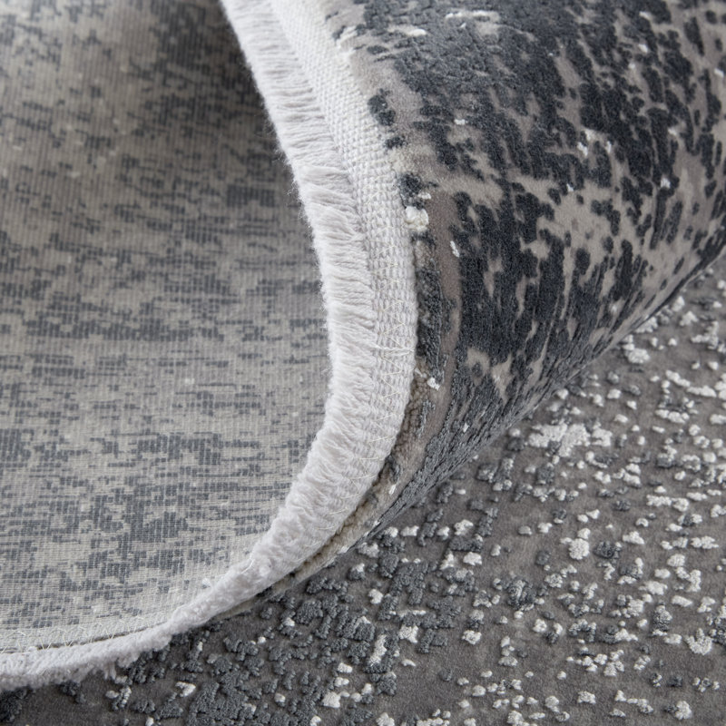 Performance Viscose Abstract Indoor Rug, Runner 3'1" x 10'