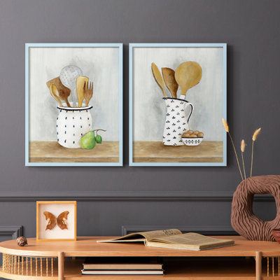 Cottage Kitchen I-Premium Framed Print -Ready to Hang - No Nails Required - No Nails Required