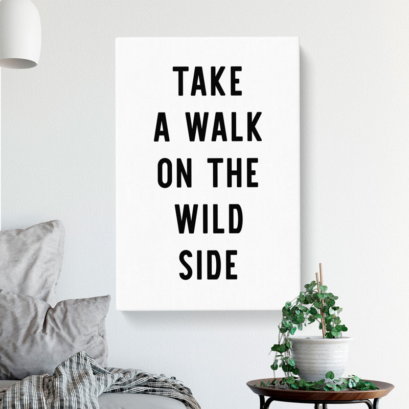 Wild Side - Wrapped Canvas Print, 50cm H x 35cm W x 3cm D