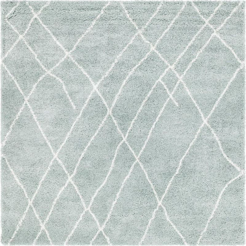 Striped Indoor Rug, Square 8'
