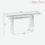 Console élégante avec silhouette géométrique-1454592901