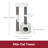 TRIXIE Pilar 39.4" Cat Tower, 3-Level Scratching Posts, Plush & Sisal Cat Tree with Condo, Platforms, Dangling Cat Toy