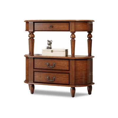 Luxury Traditional Hallway Table with Open Tiere