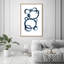 Modern Single Line Geometric Bear Print-69849479-69849482