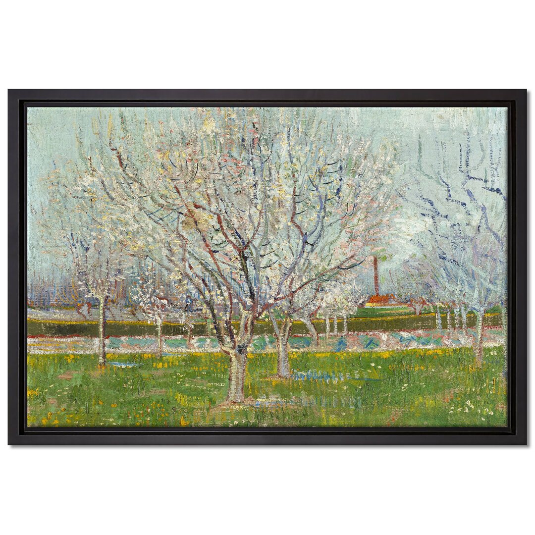 Gerahmtes Leinwandbild Flowering Orchard Plum Tree von Vincent Van Gogh