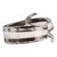 Sagebrook Home 9" Newtok Tall Glass Ribbon Statuary