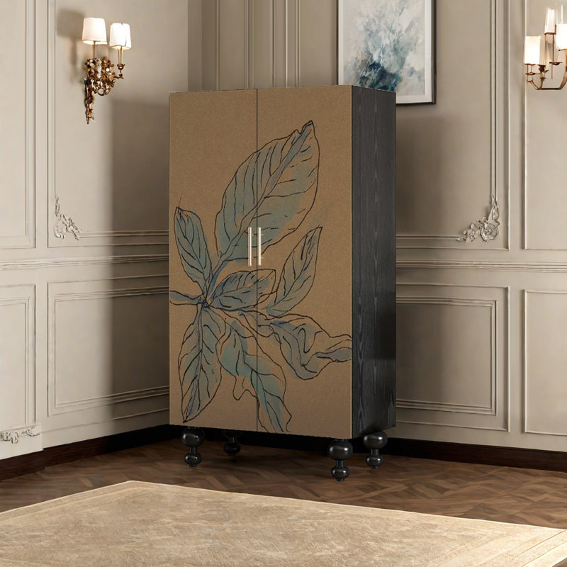Garde-robe simple de style maison Wabi-sabi