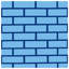Couvre-lit matelassé bleu brique toutes tailles-130509381