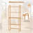Bamboo over the Toilet Storage Shelf w/3-tier Open Shelf Adjustable Shelves