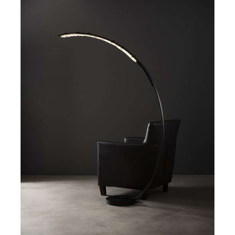 Glissade LED Arc Floor Lamp By Andy Morter, Black