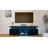 Denai Modern LED TV Stand with 2 Cabinet, Power Outlet and Media Storage for TVs up to 65"-1985851315