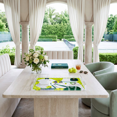Tenniscore Fashion Acrylic Rectangle Decorative Tray
