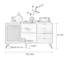 Buffet en rotin de bois massif-213848159