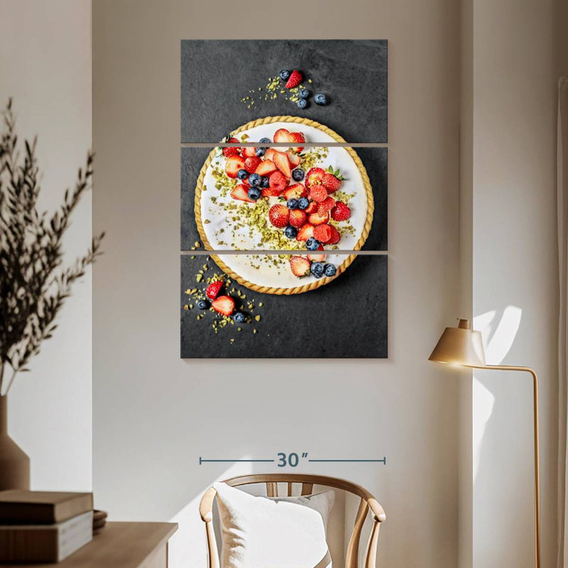 Yarlin Berry Topped Tart, 65" H x 42" W