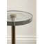 Table ronde en verre et verre-375684040-375684042