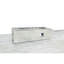 Table rectangulaire pour foyer d'extérieur au propane en béton armé, 50 000 (42 po), flamme réglable par bouton-poussoir, pierres de lave pour béton à sensation de chaleur avec 60 000 (56 po), flamme, utilisation à long terme