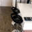 Swivel Adjustable Height Counter Stool with Metal Frame-1677060806